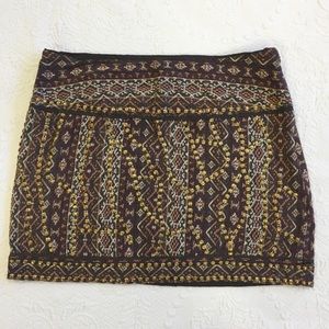 Ecote Embellished Mini Skirt